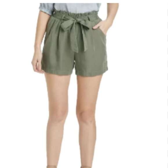 Knox Rose high waist drawstring shorts with belt size 3X - Picture 1 of 5